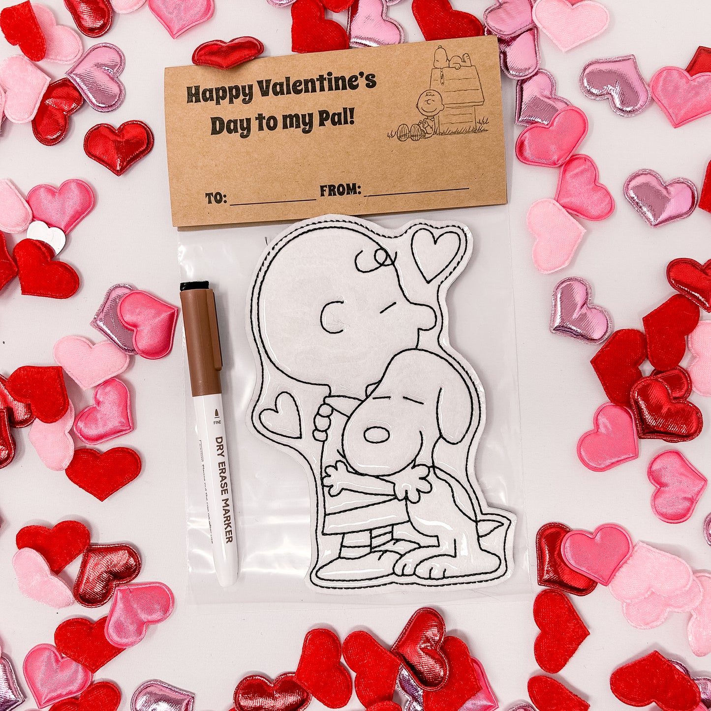 Happy Valentine's Day Pal! Doodle Doll SINGLE