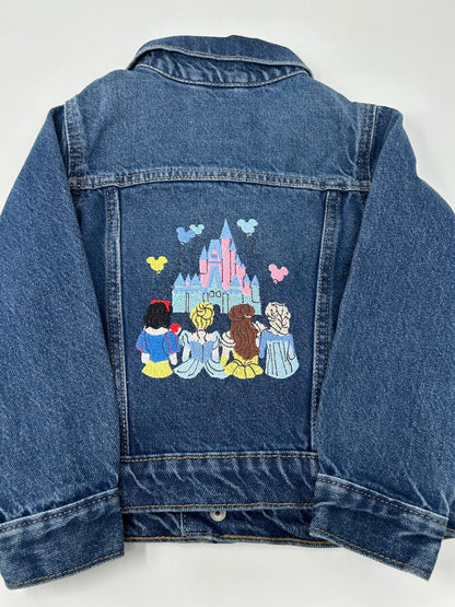 Princess Castle Denim Jacket | Size 4 | Dark Wash