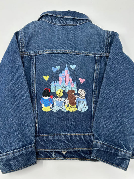 Princess Castle Denim Jacket | Size 4 | Dark Wash