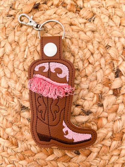 Cow Girl Keychain