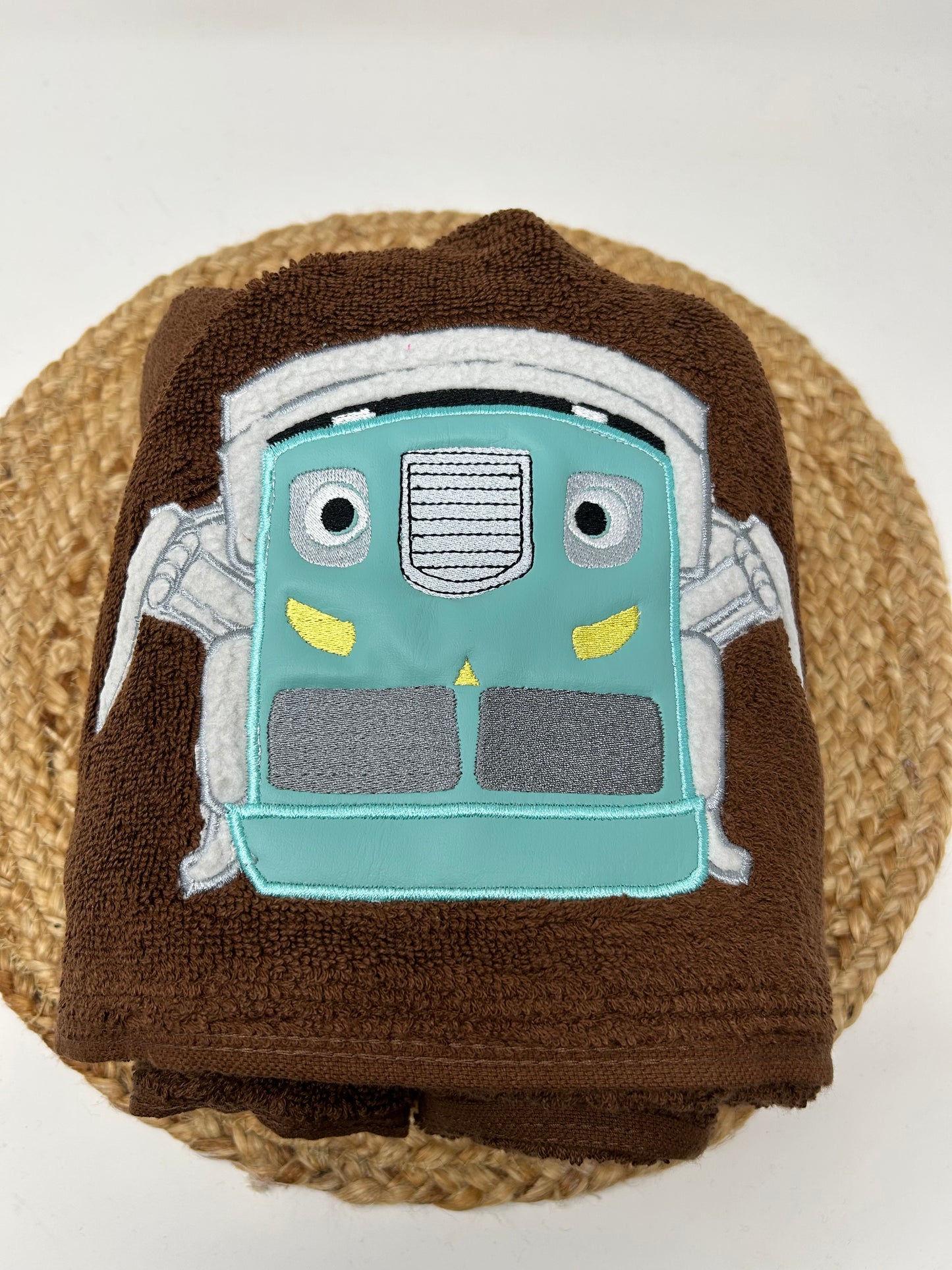 Hooded Towel | Garbage Truck