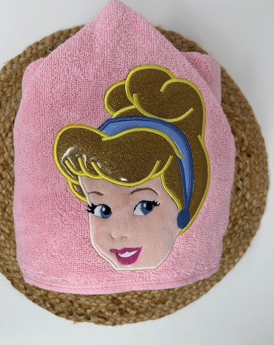Hooded Towel | Glass Slipper Princess