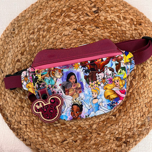 Princess Collage Fanny Pack